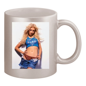 Christina Aguilera 11oz Metallic Silver Mug