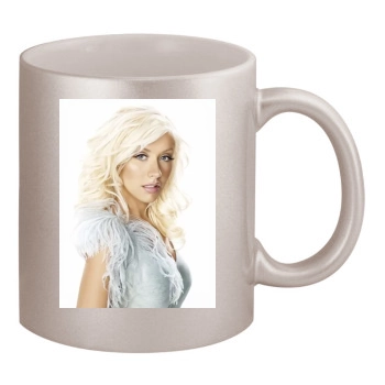 Christina Aguilera 11oz Metallic Silver Mug