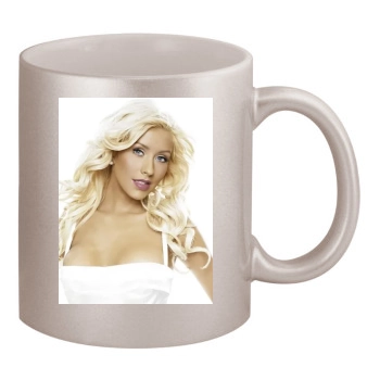 Christina Aguilera 11oz Metallic Silver Mug