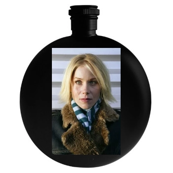 Christina Applegate Round Flask