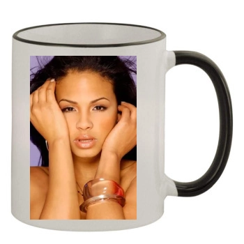 Christina Milian 11oz Colored Rim & Handle Mug