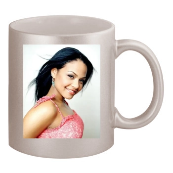 Christina Milian 11oz Metallic Silver Mug