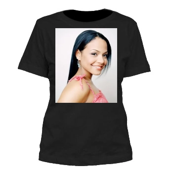 Christina Milian Women's Cut T-Shirt