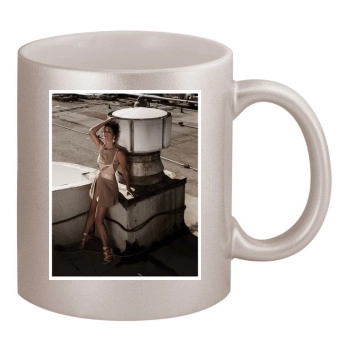 Cindy Crawford 11oz Metallic Silver Mug