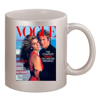 Cindy Crawford 11oz Metallic Silver Mug