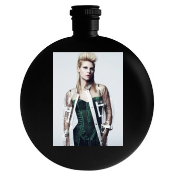 Claire Danes Round Flask