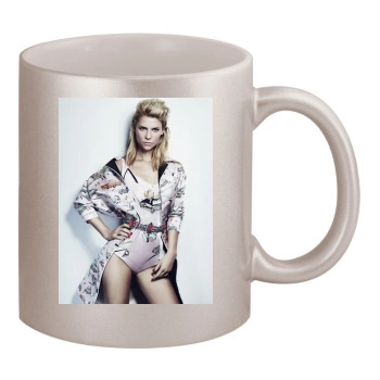 Claire Danes 11oz Metallic Silver Mug