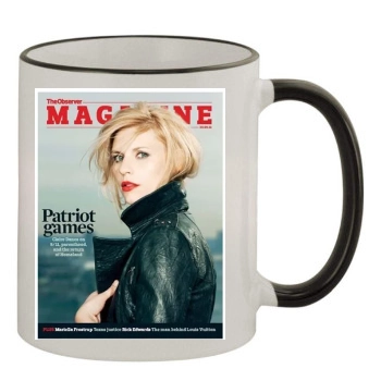 Claire Danes 11oz Colored Rim & Handle Mug