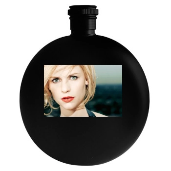 Claire Danes Round Flask