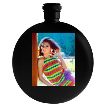 Claudia Cardinale Round Flask