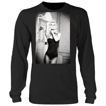 Claudia Schiffer Men's Heavy Long Sleeve TShirt