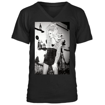 Claudia Schiffer Men's V-Neck T-Shirt