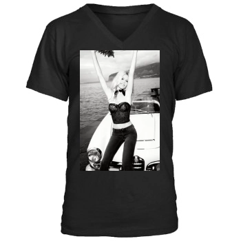 Claudia Schiffer Men's V-Neck T-Shirt