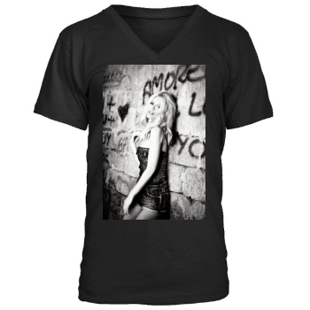 Claudia Schiffer Men's V-Neck T-Shirt