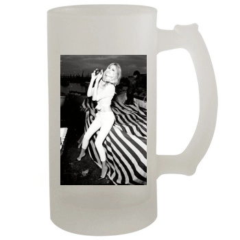 Claudia Schiffer 16oz Frosted Beer Stein