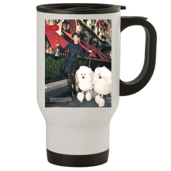 Cote De Pablo Stainless Steel Travel Mug