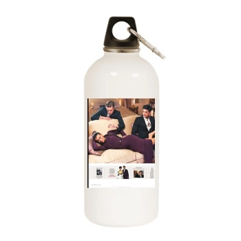 Cote De Pablo White Water Bottle With Carabiner