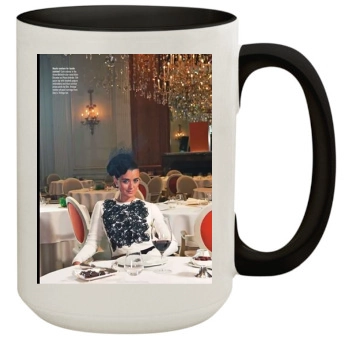 Cote De Pablo 15oz Colored Inner & Handle Mug