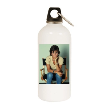 Courteney Cox White Water Bottle With Carabiner