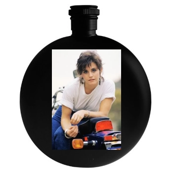 Courteney Cox Round Flask