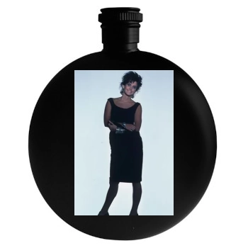 Courteney Cox Round Flask