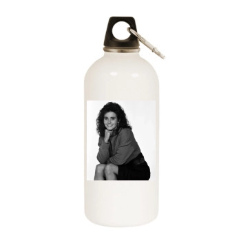 Courteney Cox White Water Bottle With Carabiner