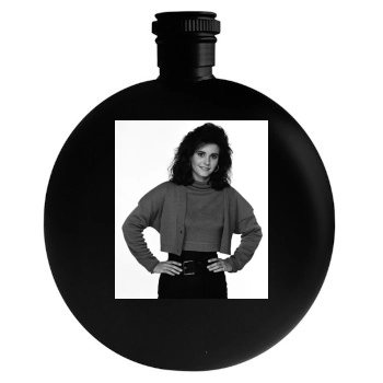 Courteney Cox Round Flask