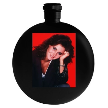 Courteney Cox Round Flask