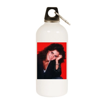 Courteney Cox White Water Bottle With Carabiner