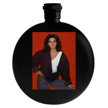 Courteney Cox Round Flask