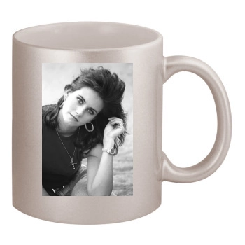 Courteney Cox 11oz Metallic Silver Mug