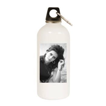 Courteney Cox White Water Bottle With Carabiner