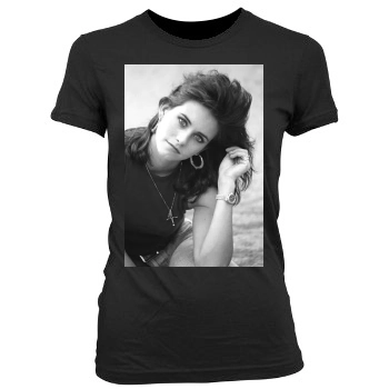 Courteney Cox Women's Junior Cut Crewneck T-Shirt