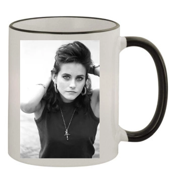 Courteney Cox 11oz Colored Rim & Handle Mug