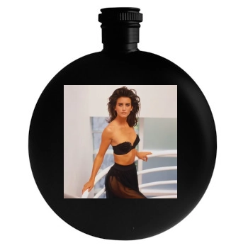 Courteney Cox Round Flask