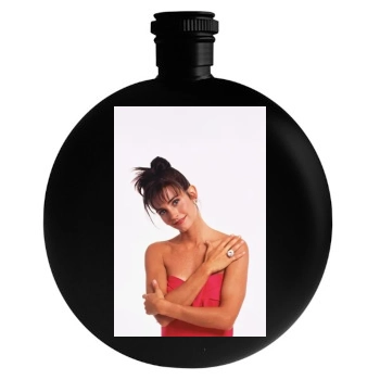 Courteney Cox Round Flask