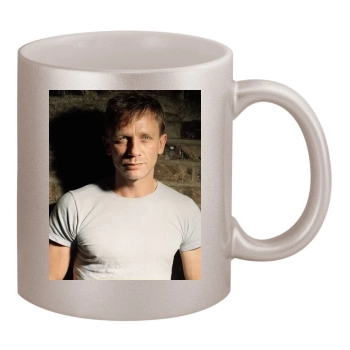 Daniel Craig 11oz Metallic Silver Mug