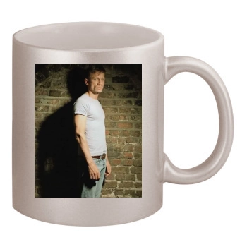 Daniel Craig 11oz Metallic Silver Mug