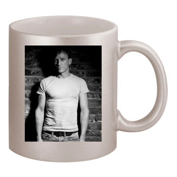 Daniel Craig 11oz Metallic Silver Mug