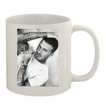 David Beckham 11oz White Mug