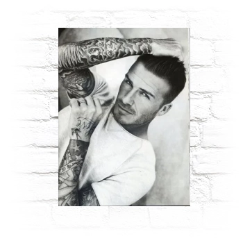 David Beckham Metal Wall Art