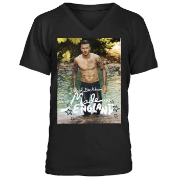 David Beckham Men's V-Neck T-Shirt