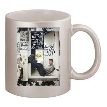 David Beckham 11oz Metallic Silver Mug