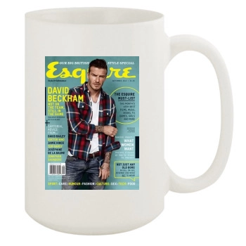 David Beckham 15oz White Mug