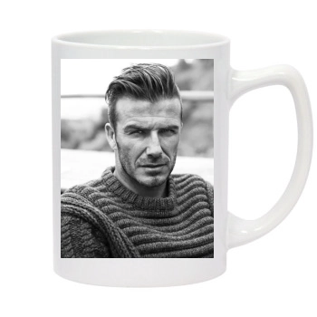 David Beckham 14oz White Statesman Mug