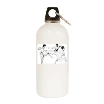 Edita Vilkeviciute White Water Bottle With Carabiner