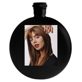 Eliza Dushku Round Flask