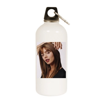 Eliza Dushku White Water Bottle With Carabiner