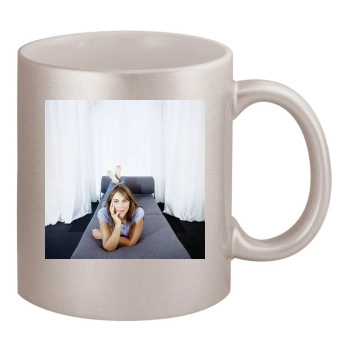 Elizabeth Hurley 11oz Metallic Silver Mug