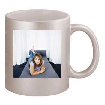 Elizabeth Hurley 11oz Metallic Silver Mug